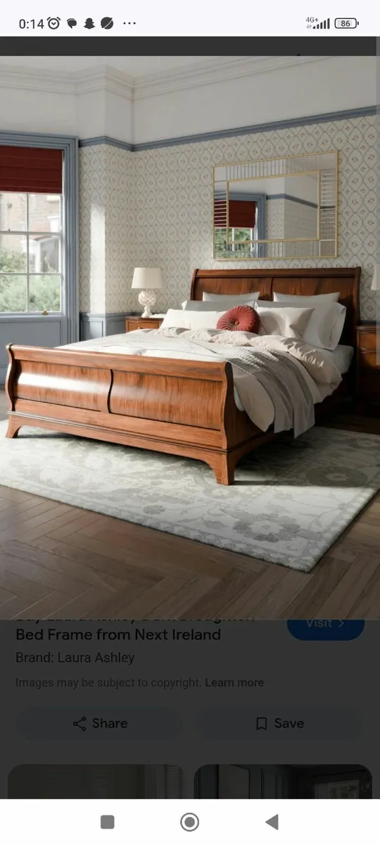 King Size Sleigh Bed