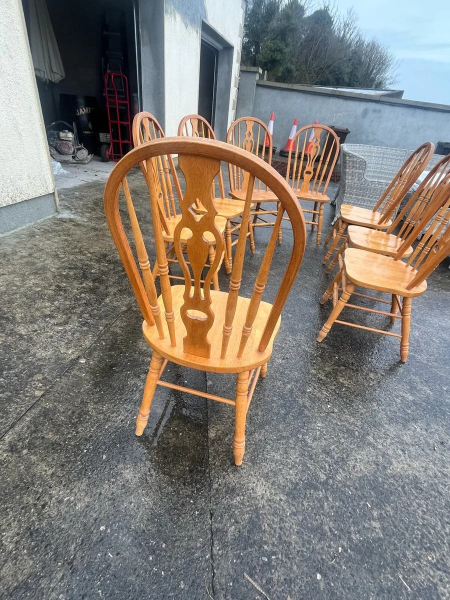Wooden chair set - Image 2