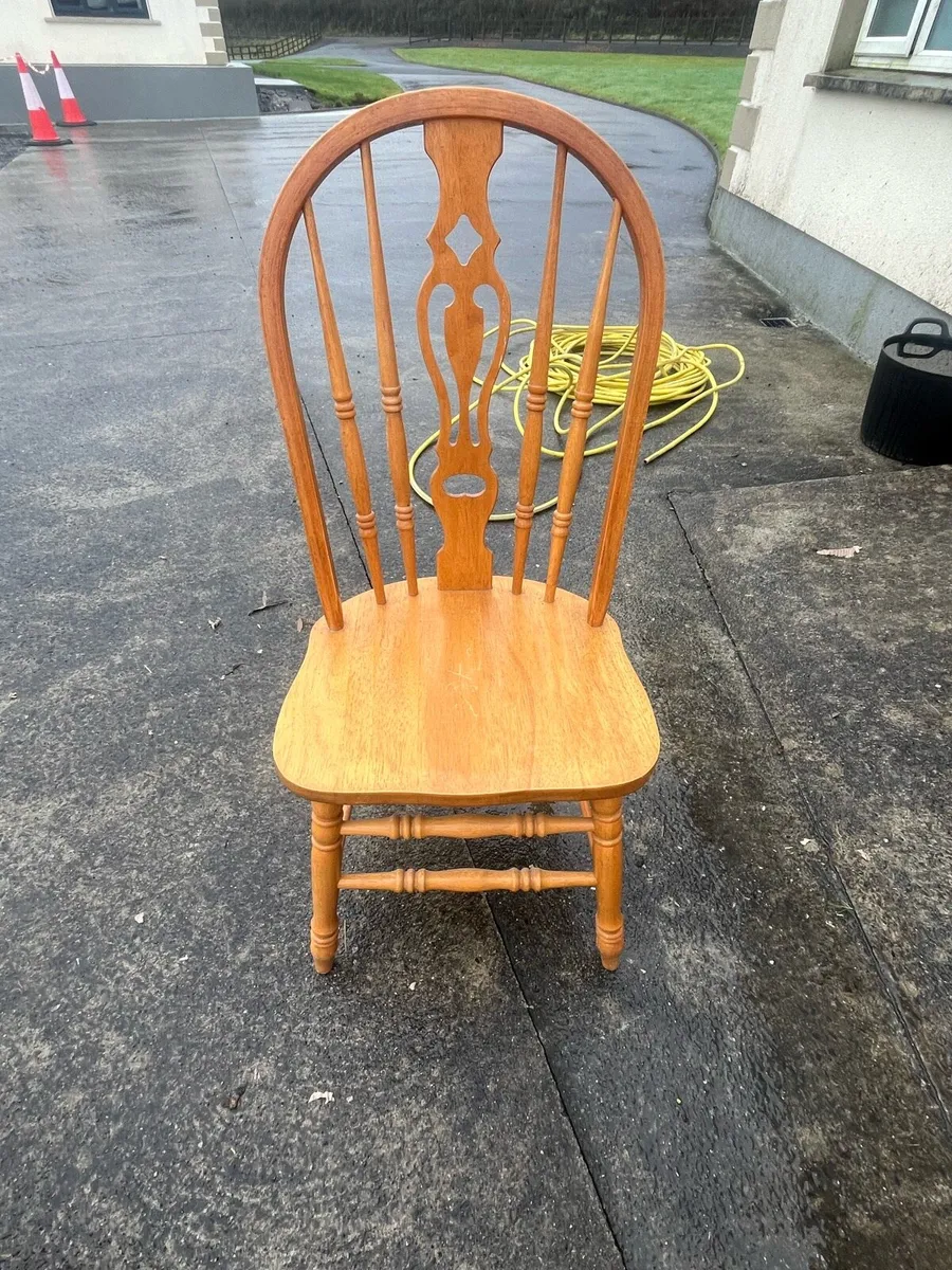 Wooden chair set - Image 3