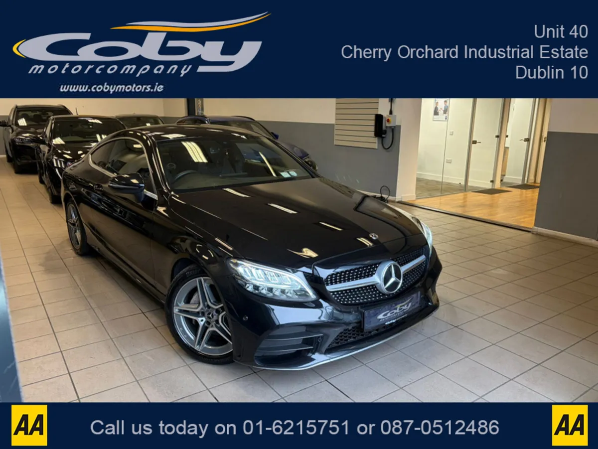 Mercedes-Benz C-Class C220D AMG LINE EDITION 2DR A - Image 1