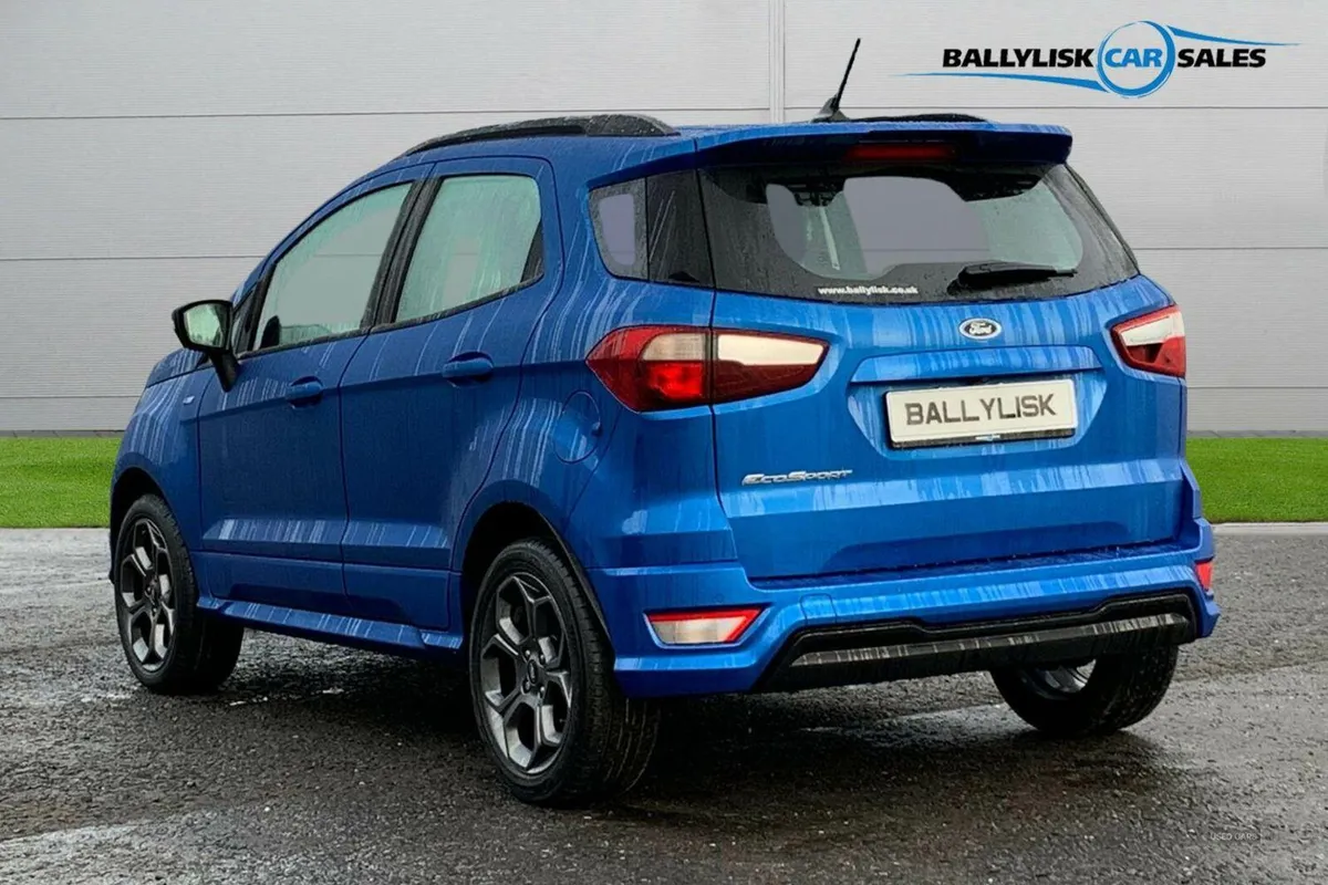 Ford EcoSport 1.0T 125PS ST-Line in Blue with 33K - Image 2