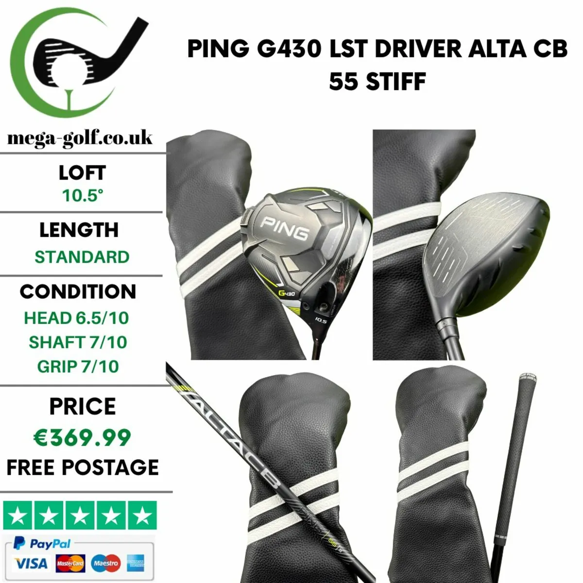 Ping G430 LST Driver / 10.5° / Alta CB 55 Stiff - Image 1