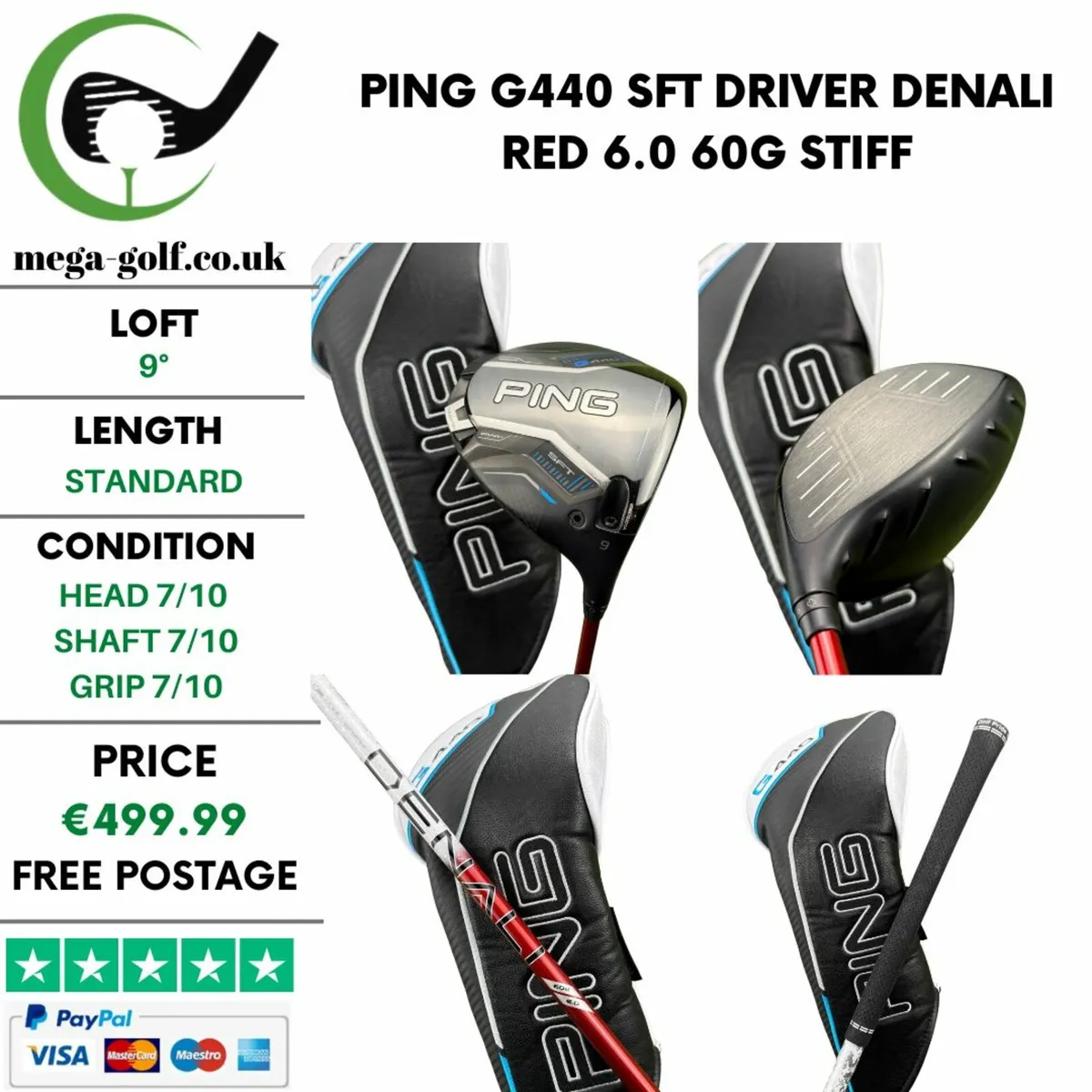 Ping G440 SFT Driver / 9° / Stiff - Image 1