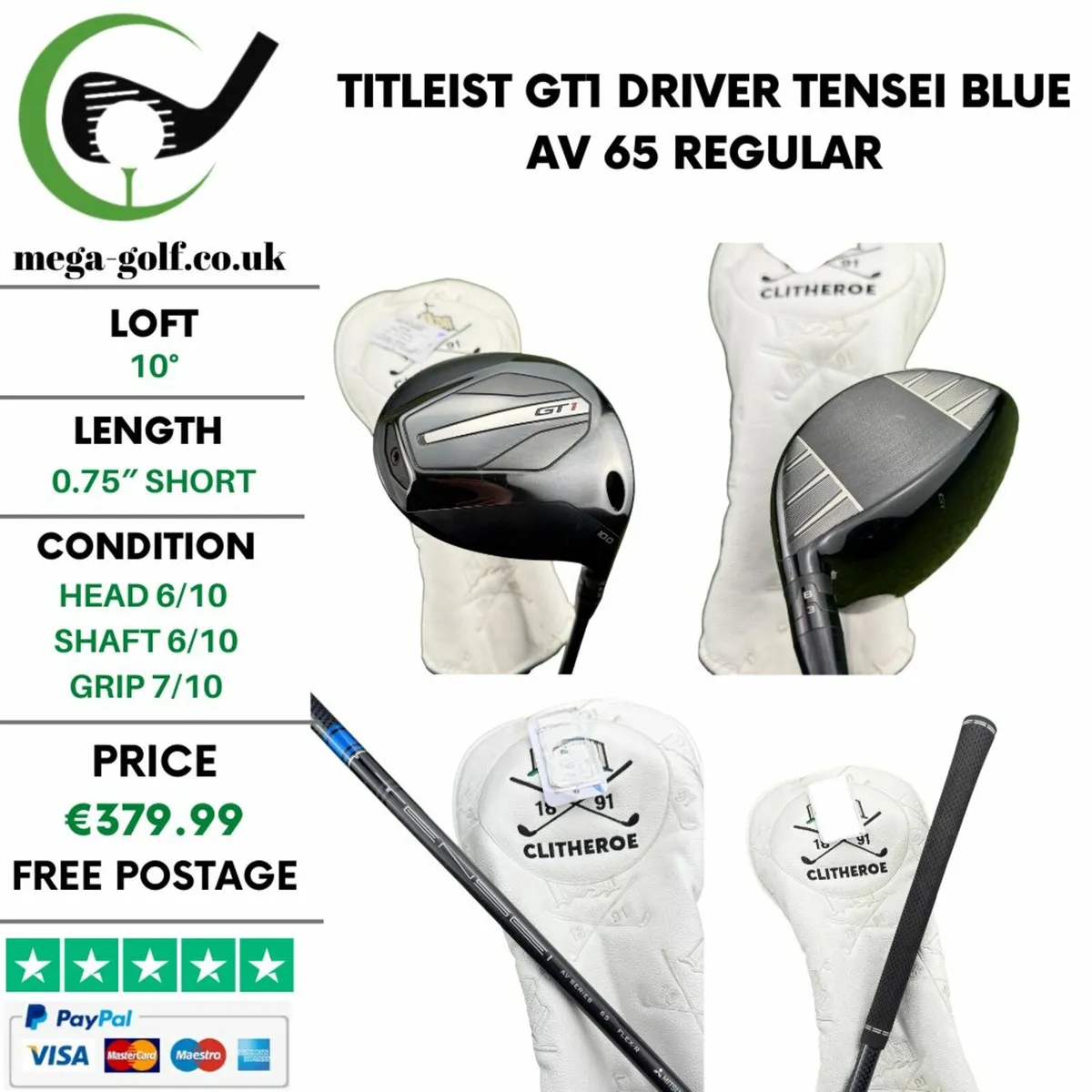Titleist GT1 Driver / 10° / Regular - Image 1