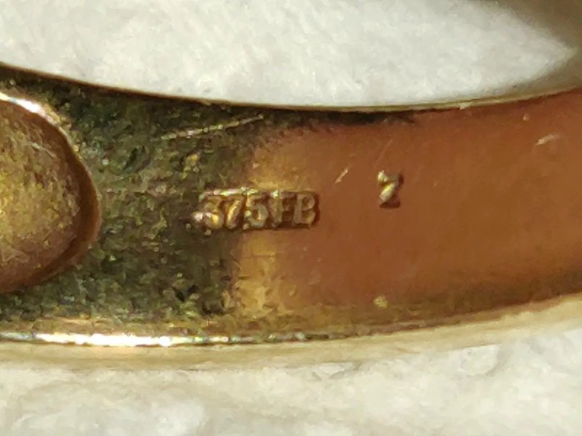 STAR TREK EYE, 9CT Thick Gold 5.15 Gram New Ring ! - Image 3