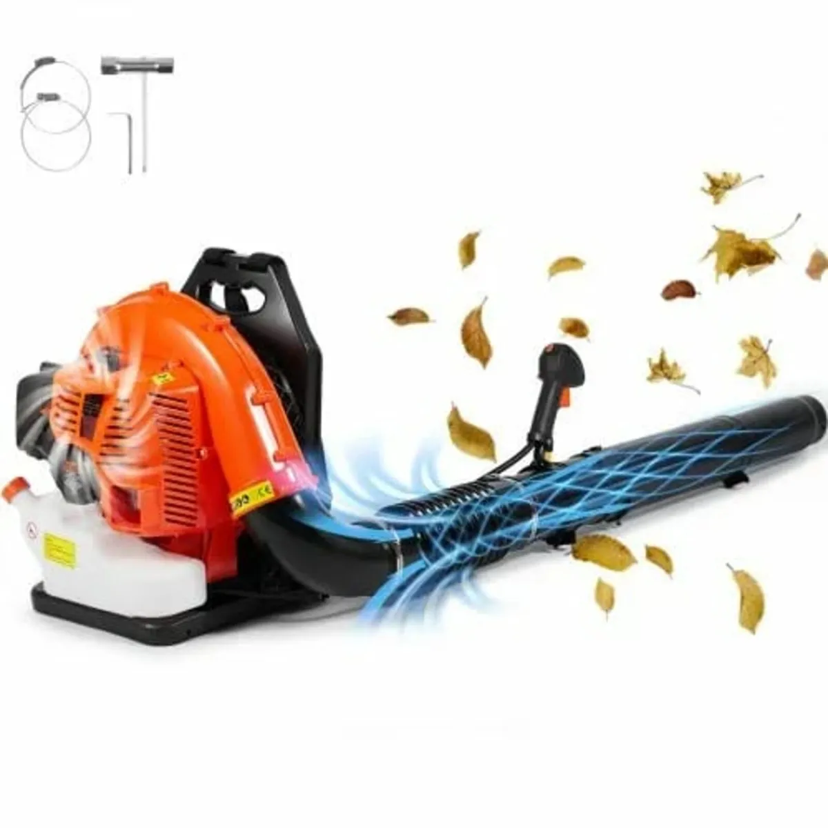 Backpack Leaf Blower, 79CC 2-Cycle Gas Leaf Blower - Image 1