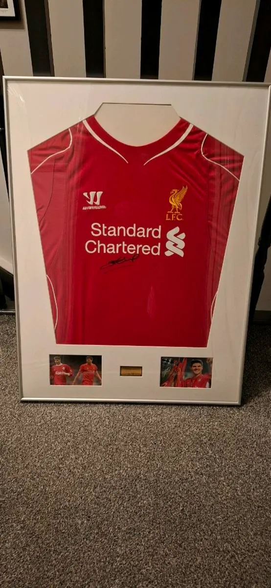 Signed Steven Gerrard Jersey - Image 1