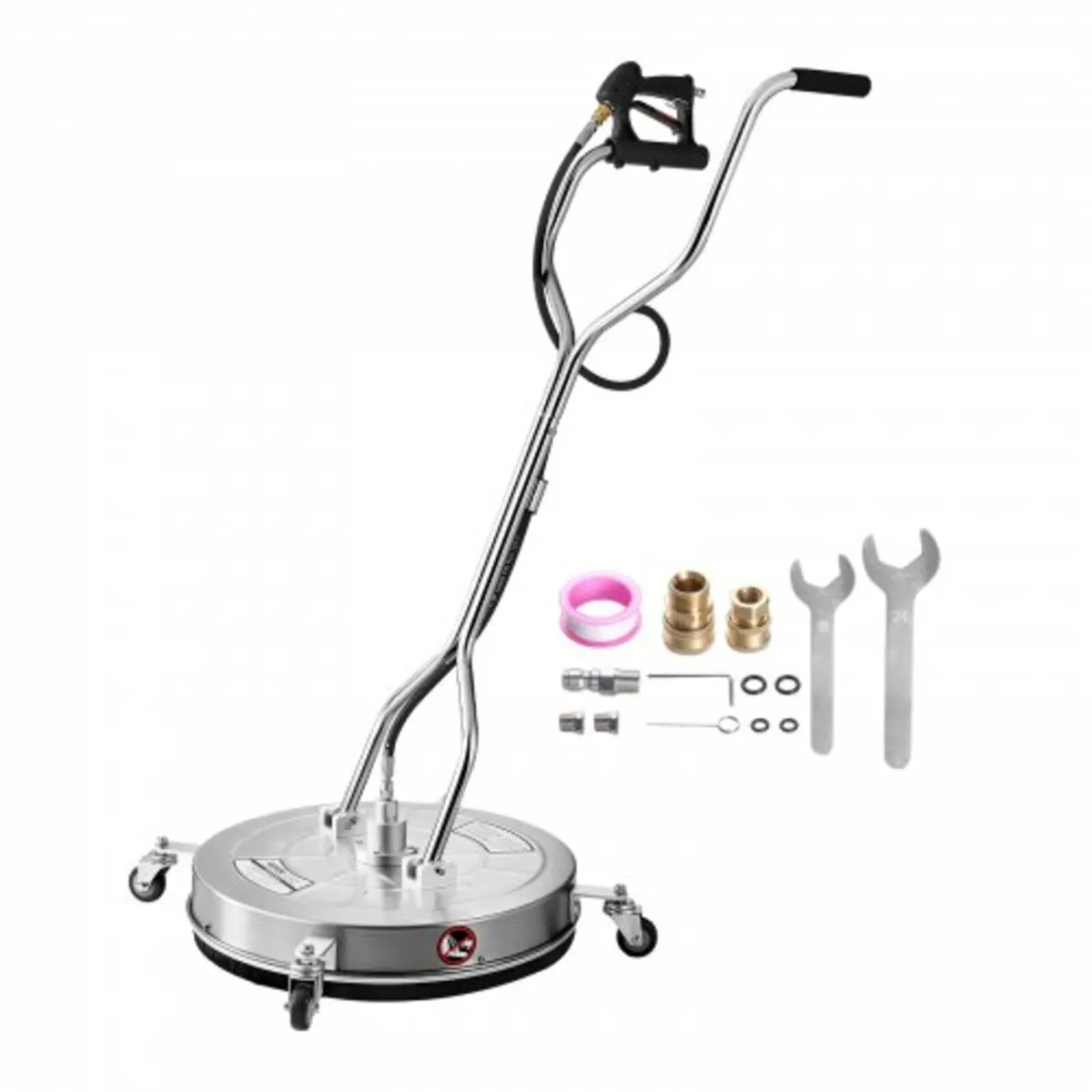 24" Pressure Washer Surface Cleaner, Stainless Ste - Image 1