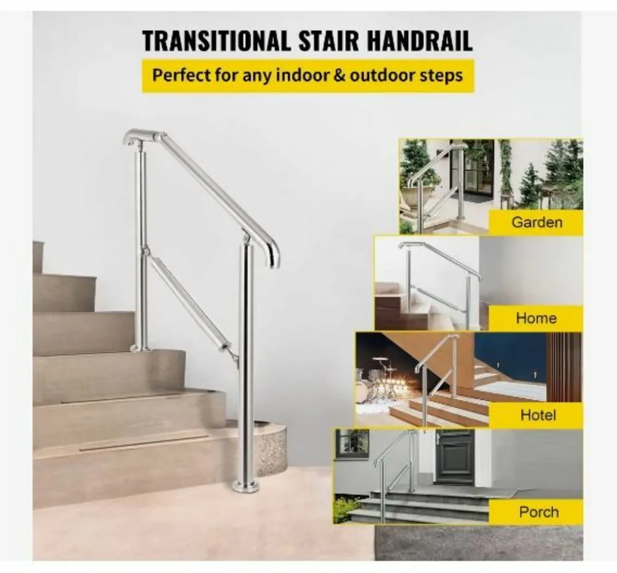 5 Step Railing Stainless Steel - Image 2