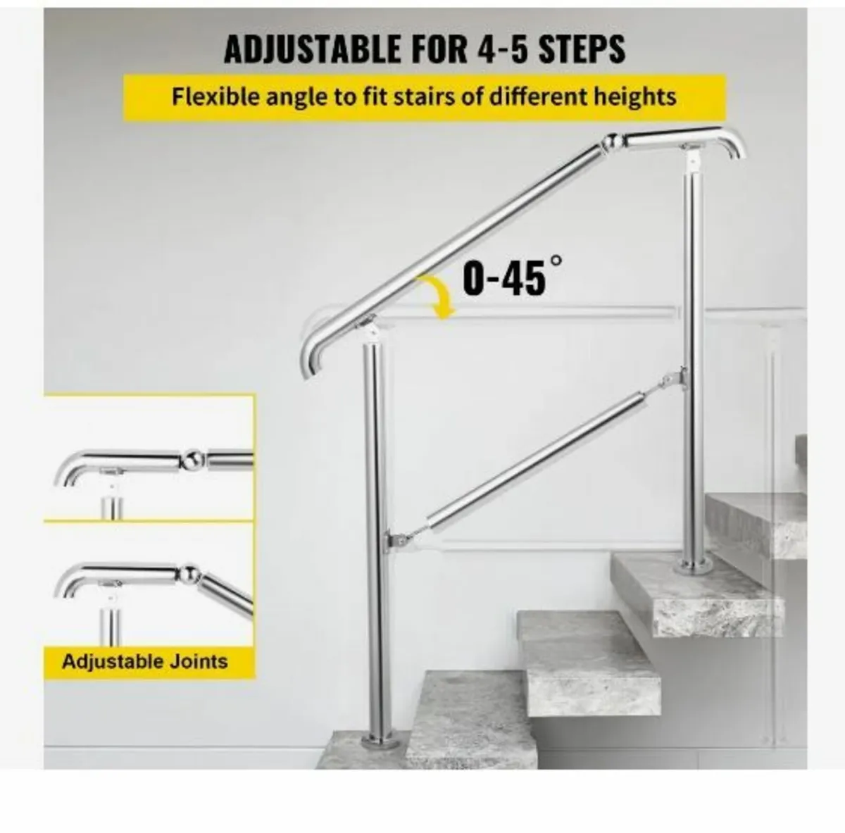 5 Step Railing Stainless Steel - Image 3