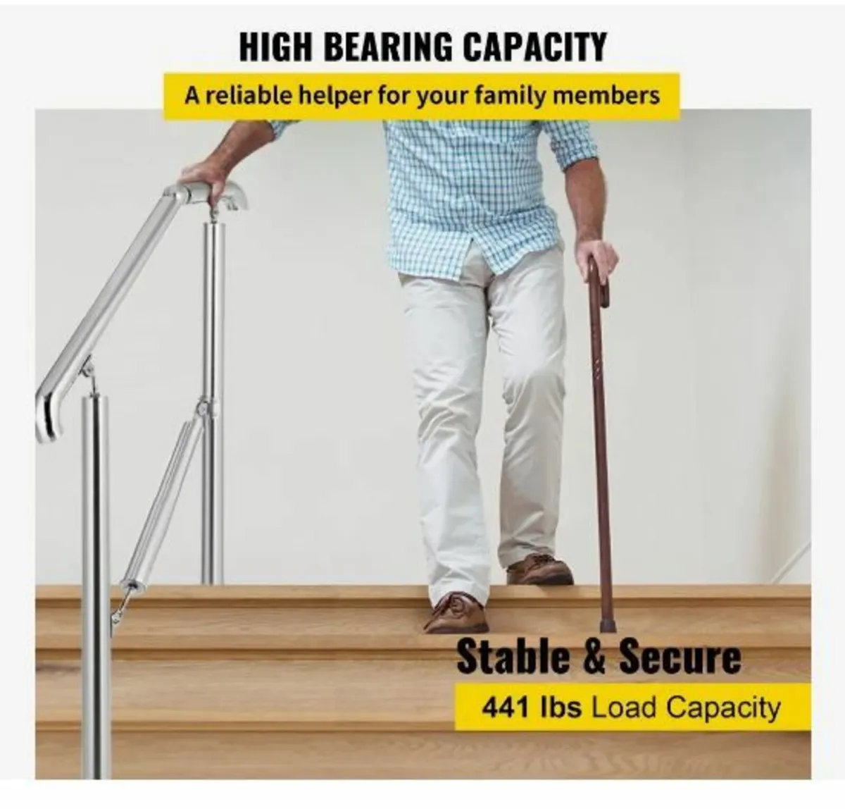 5 Step Railing Stainless Steel - Image 4