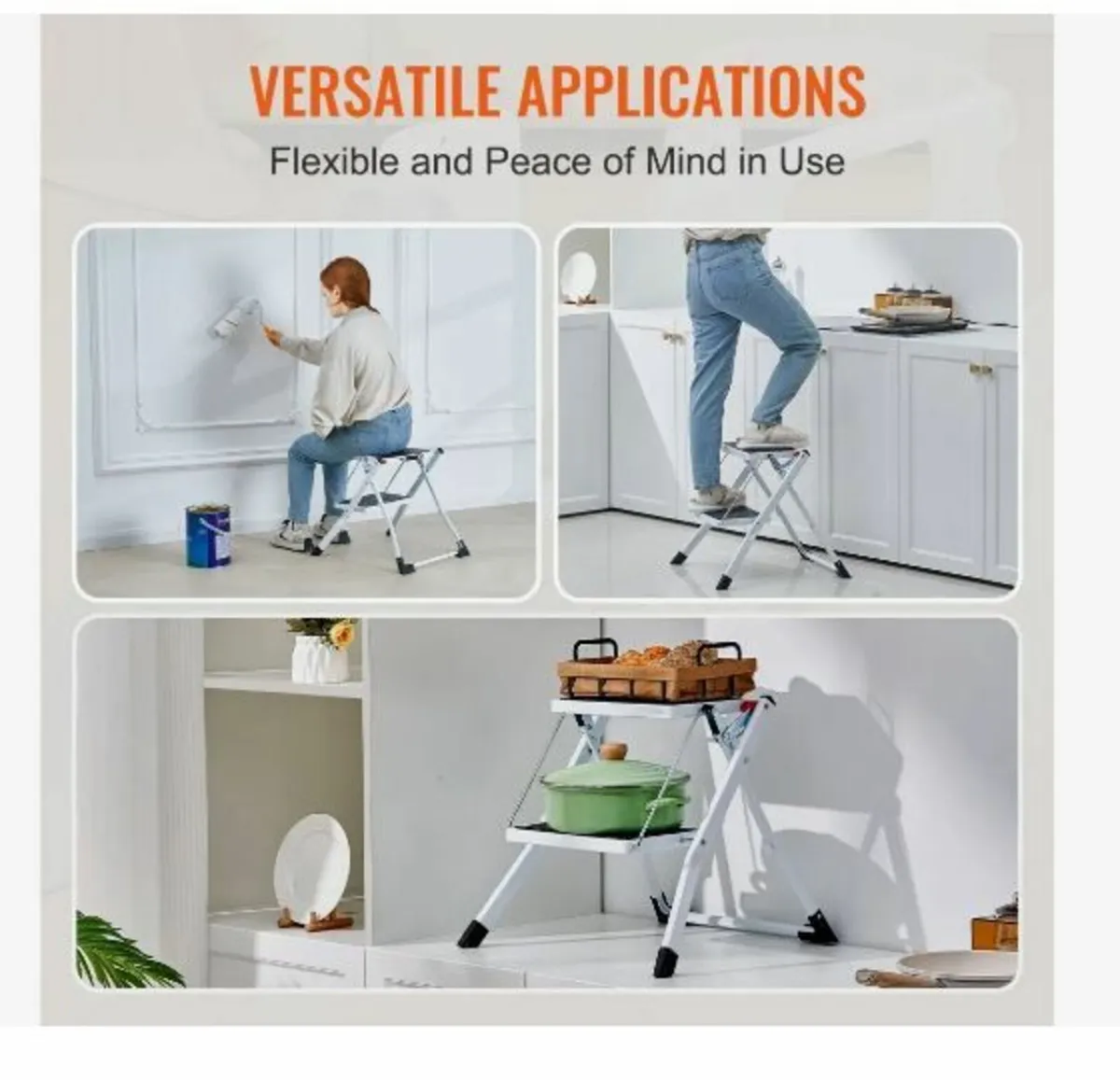 Step Ladder 2-Step 150kg Capacity - Image 2