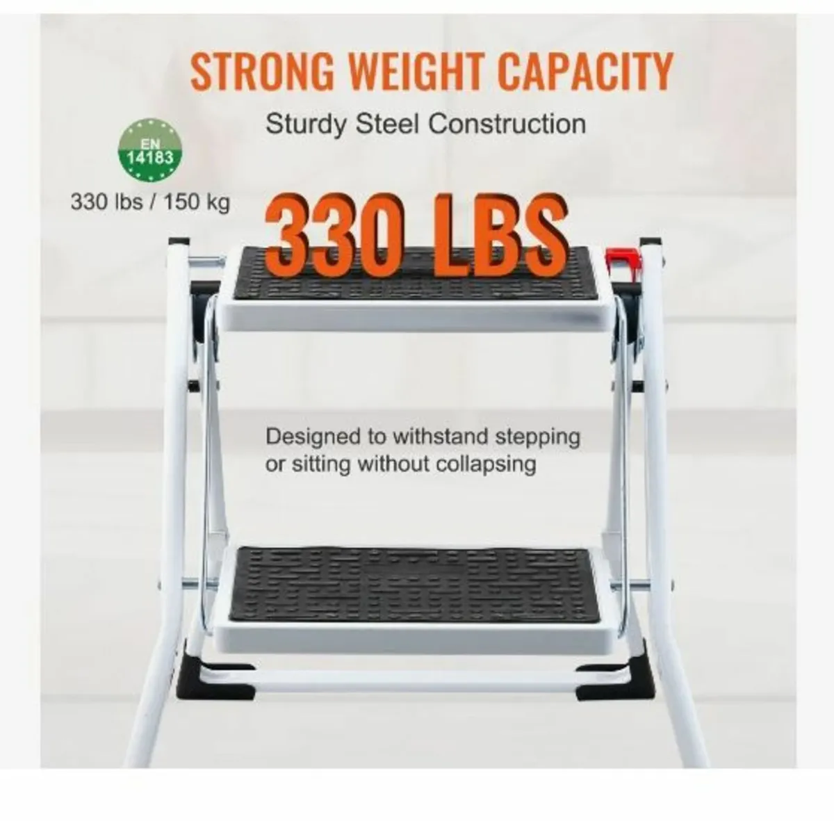 Step Ladder 2-Step 150kg Capacity - Image 4