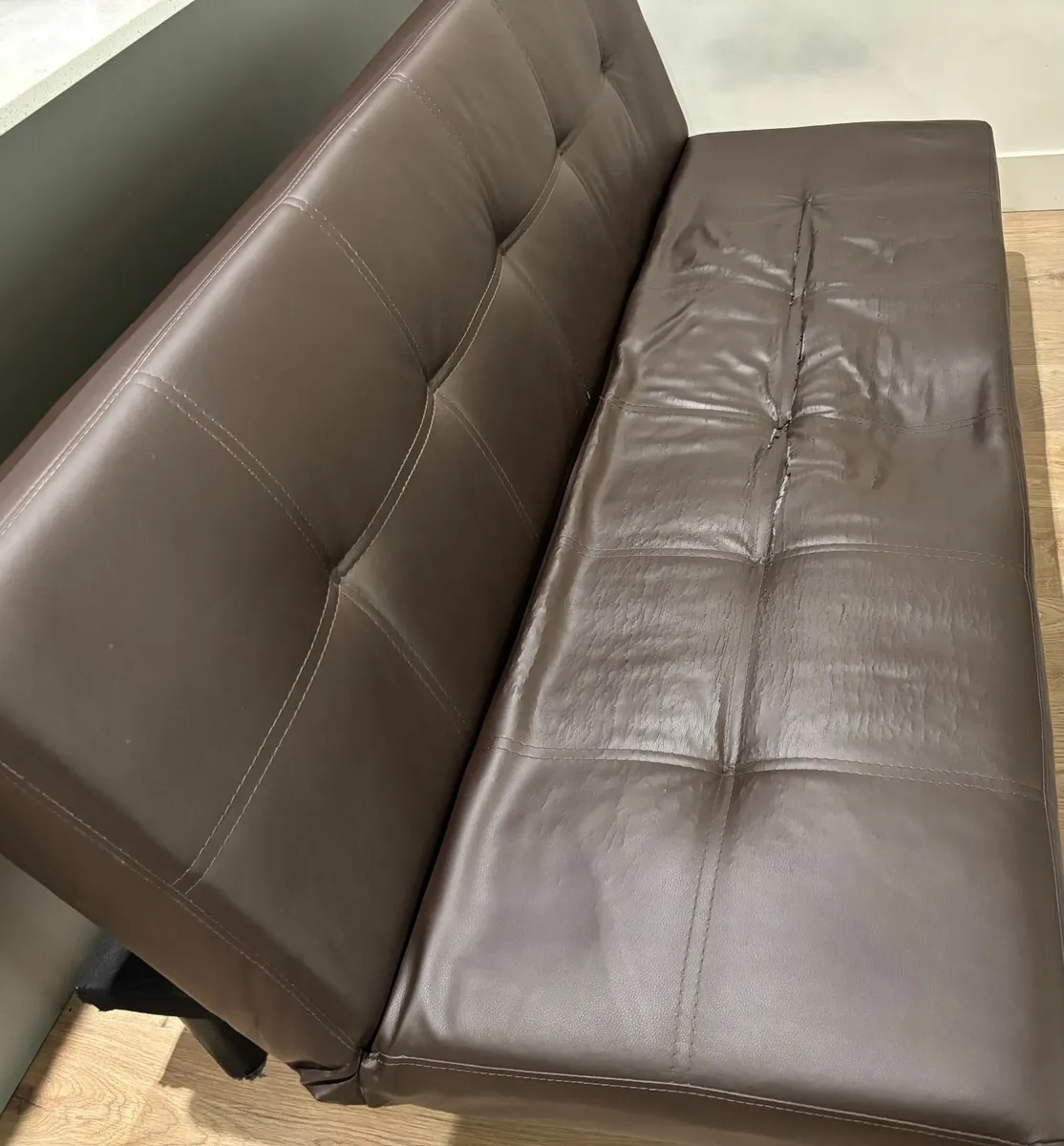 Small double mattress, single sofa bed and chair - Image 2