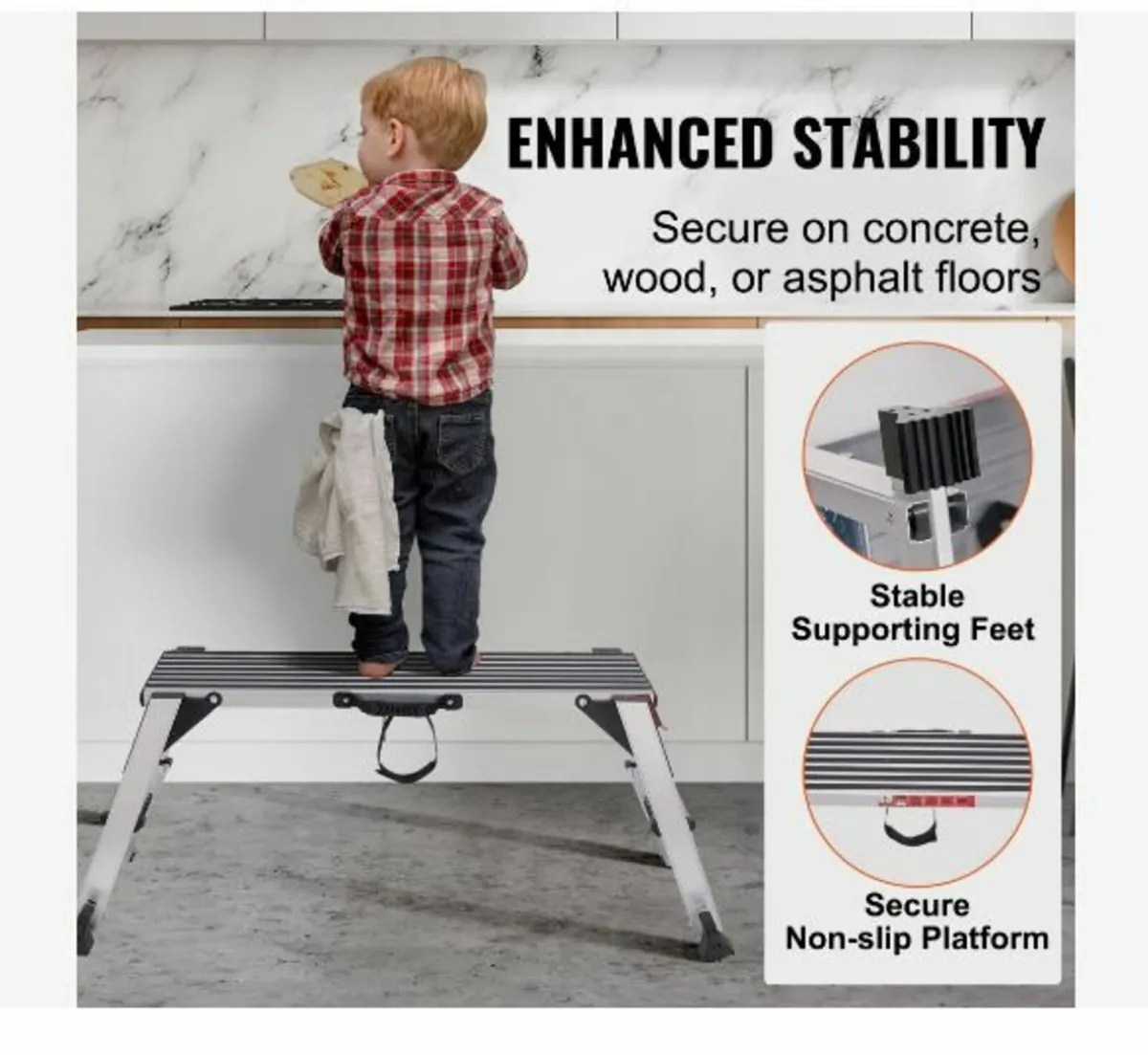 Folding Work Platform, 299.4 kg Load Capacity - Image 2