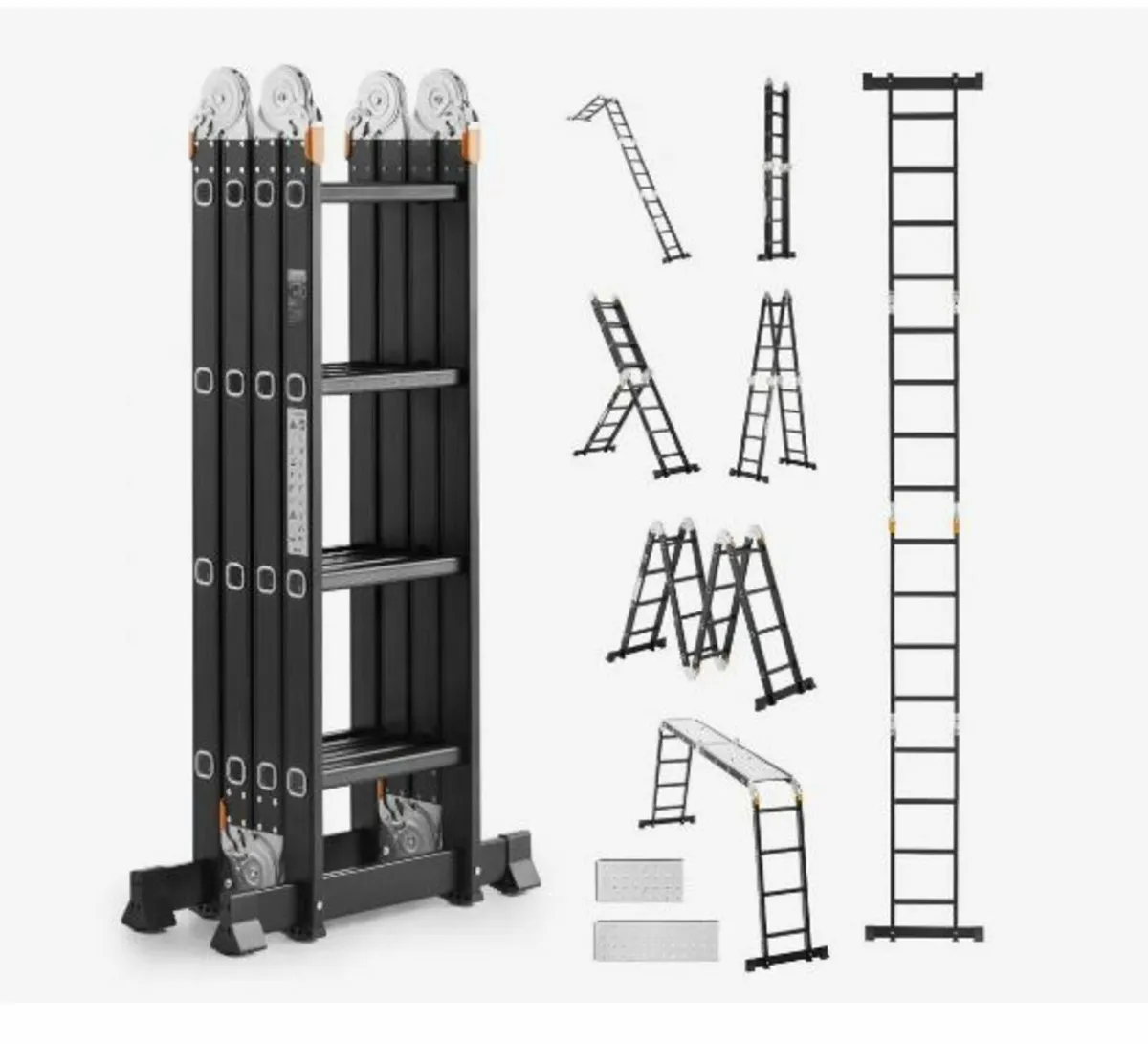 Multi-Purpose Folding Ladder, 7-in-1 - Image 1