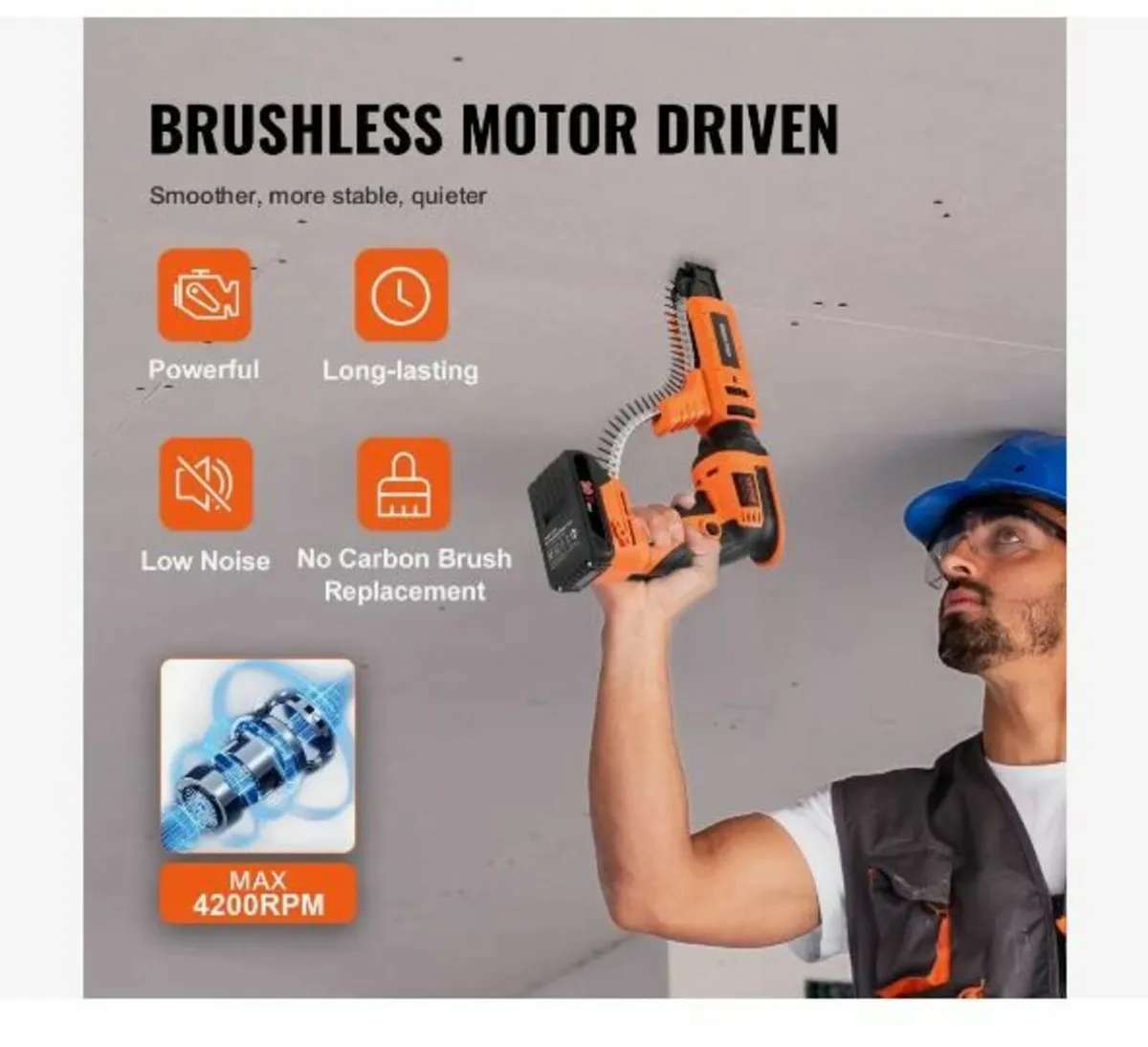 Drywall Screw Gun Auto-Feed, 20V - Image 4