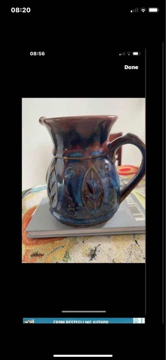 Colm De Ris Celtic pottery Jug - Image 1