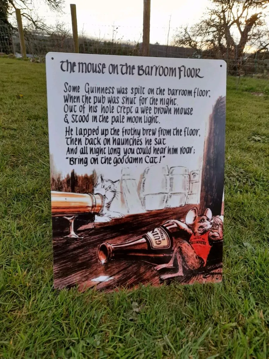 Guinness Tin Sign - Image 1