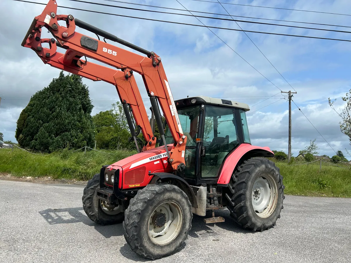 2008 Massey Ferguson 5455 with Loader - Image 1