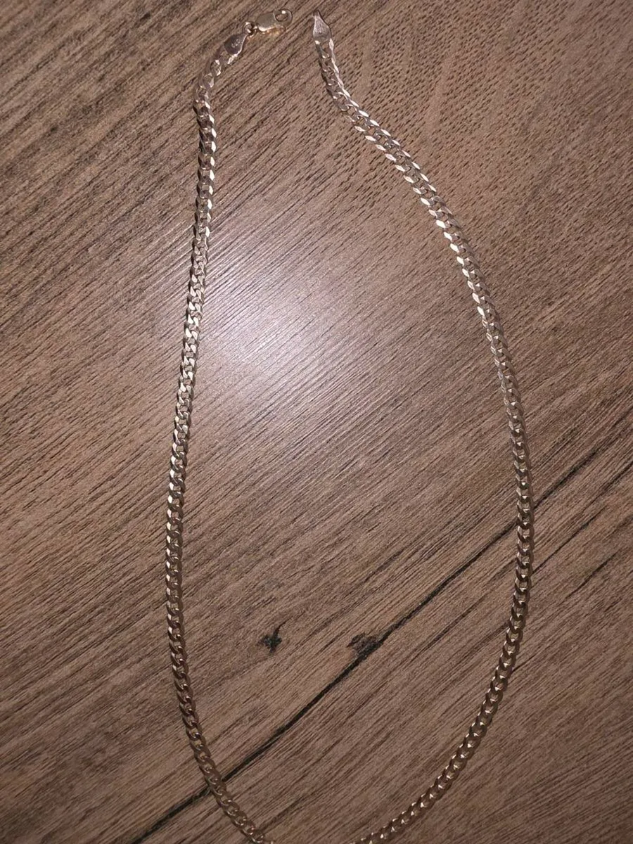 Gold chain 9ct 20" - Image 1