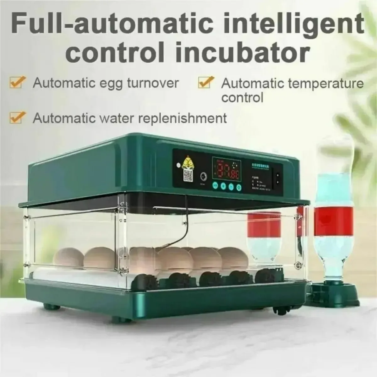 36 Egg Incubator Auto Temp Refill Hatch Machine - Image 4