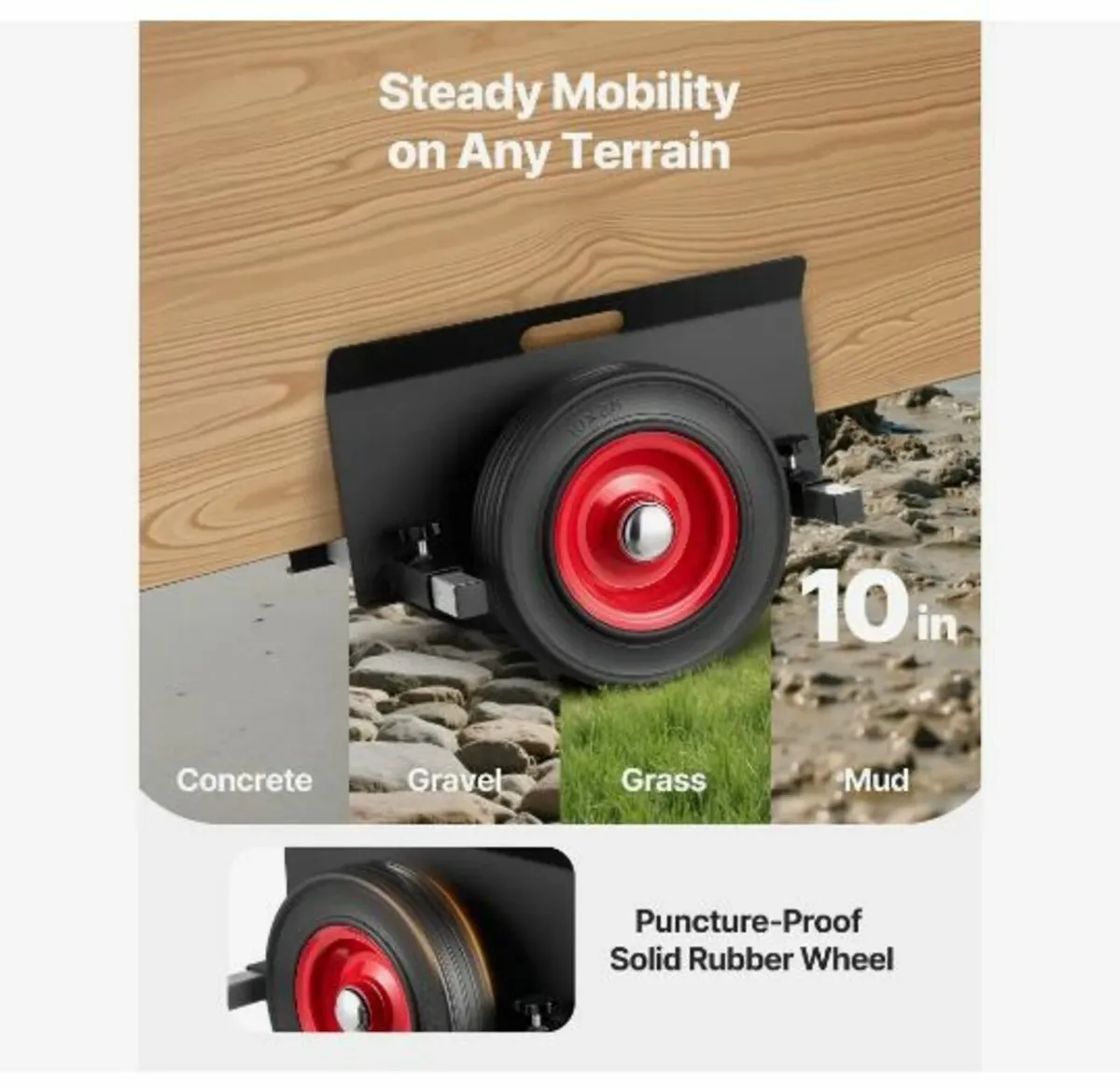 Panel Dolly, 453.6 kg Load Capacity - Image 2