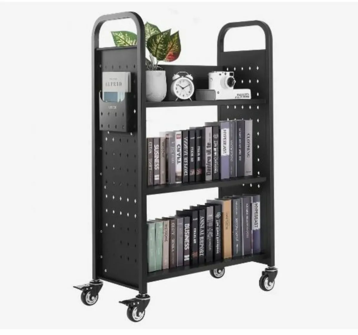 Rolling Library Book Cart, 150 kg Capacity - Image 1