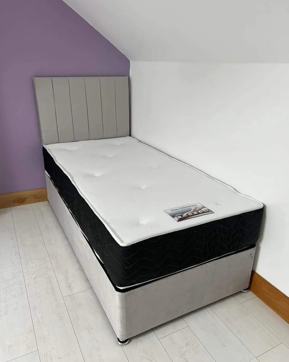 Brand new beds with mattress many colors - Image 3