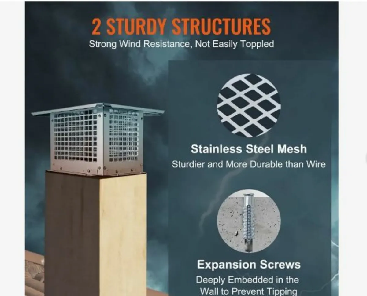 Chimney Cap, 431.8x431.8mm - Image 3