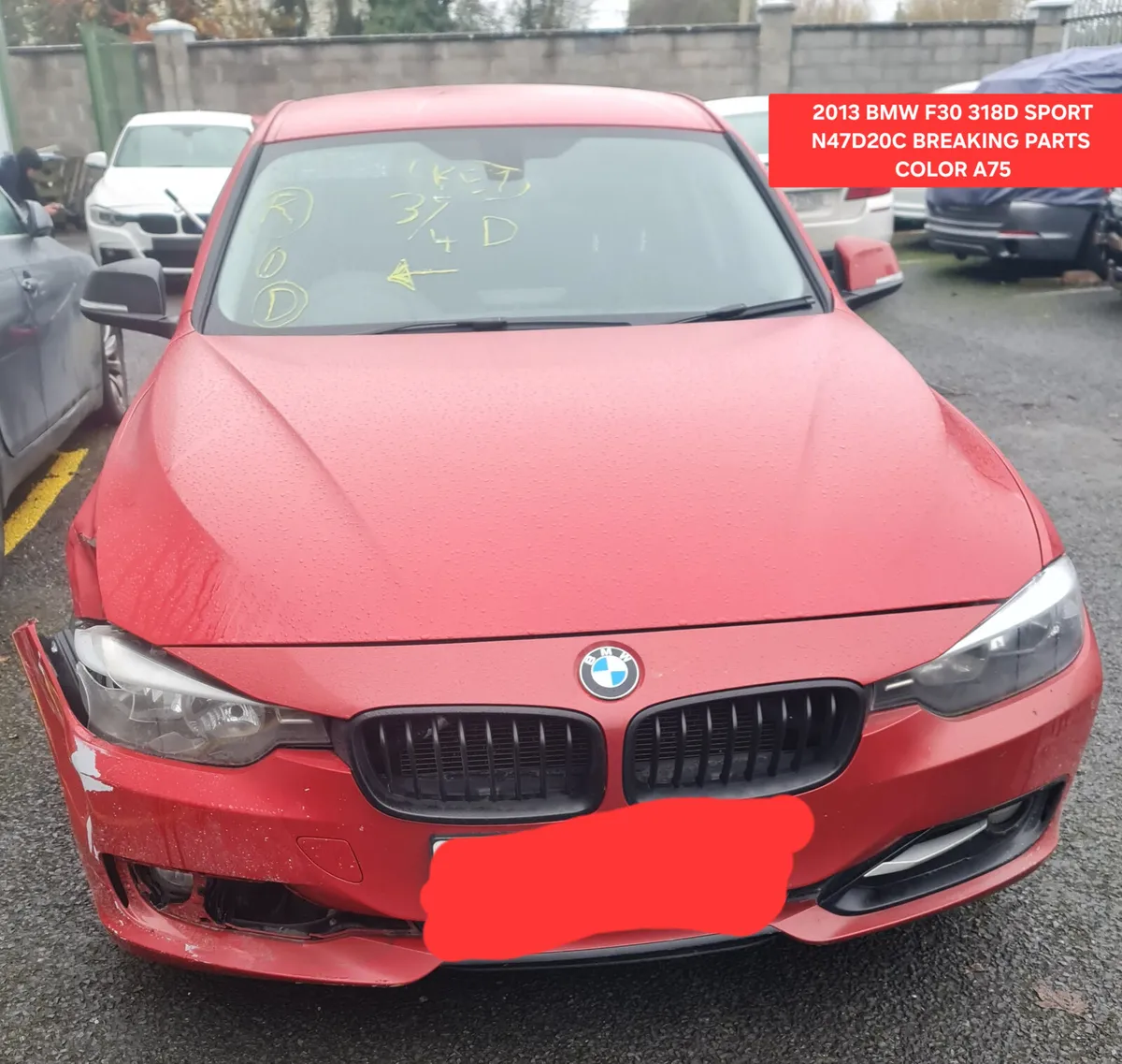 2013 BMW F30 318D SPORT BREAKING  PARTS N47D20C - Image 1