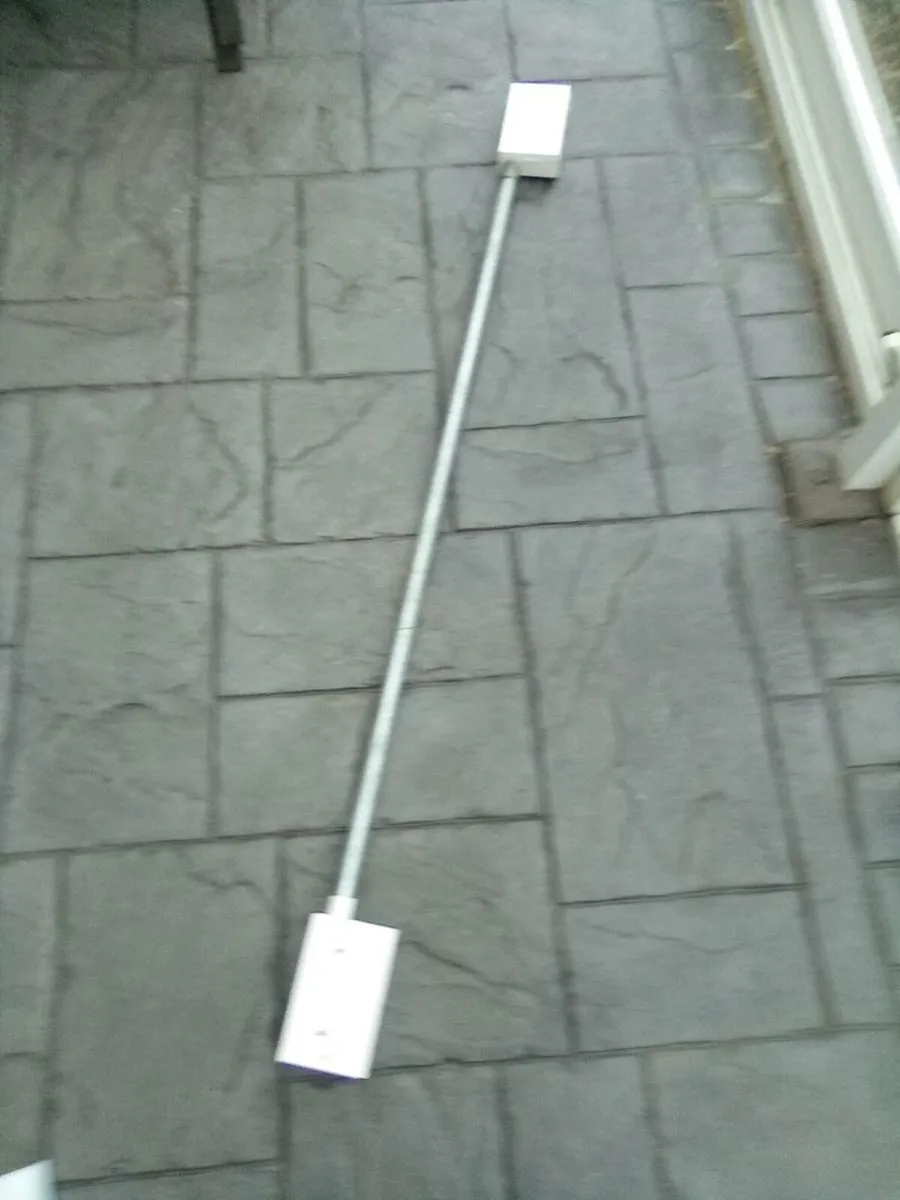 2. TWIN.  SOCKETS. WIRED. ON.  CONDUIT. - Image 1