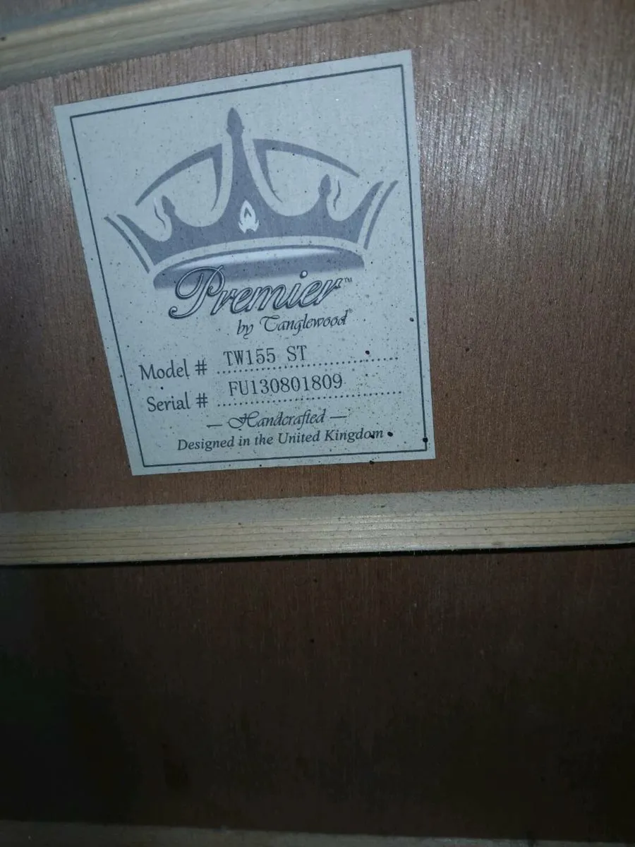 Tanglewood TW 155 ST Semi Acoustic guitar - Image 4