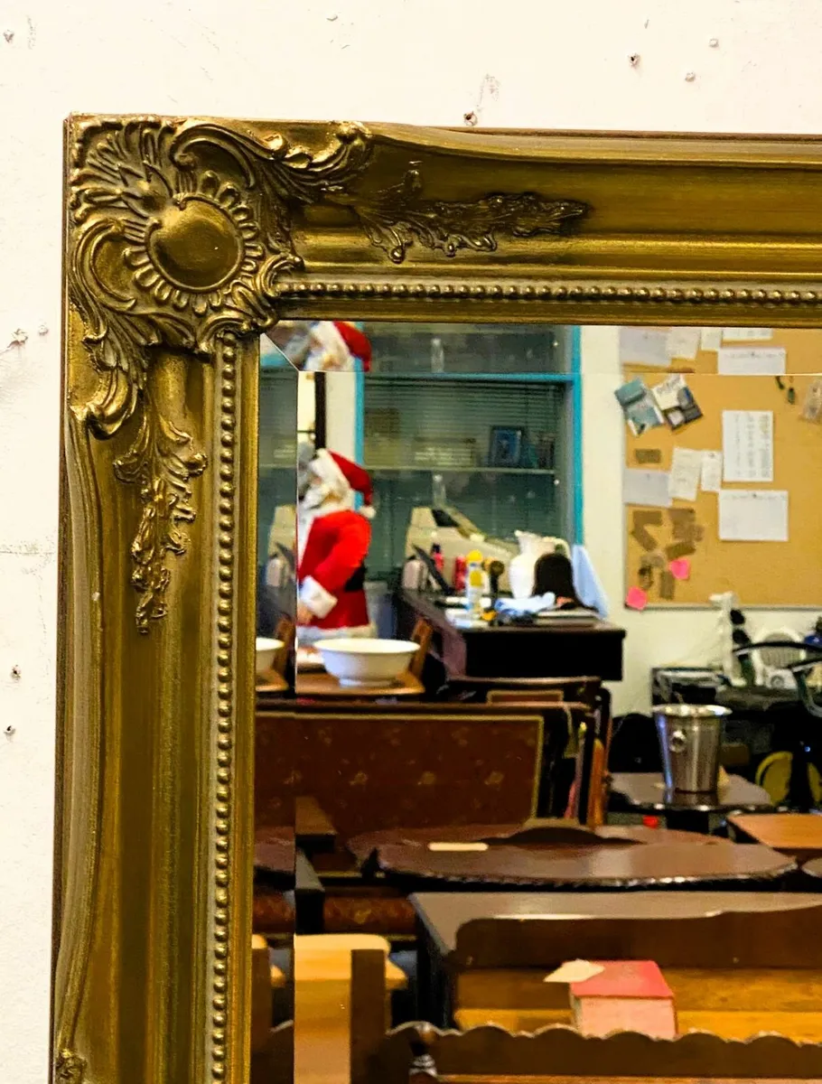 Large Gold Mirror - Image 3
