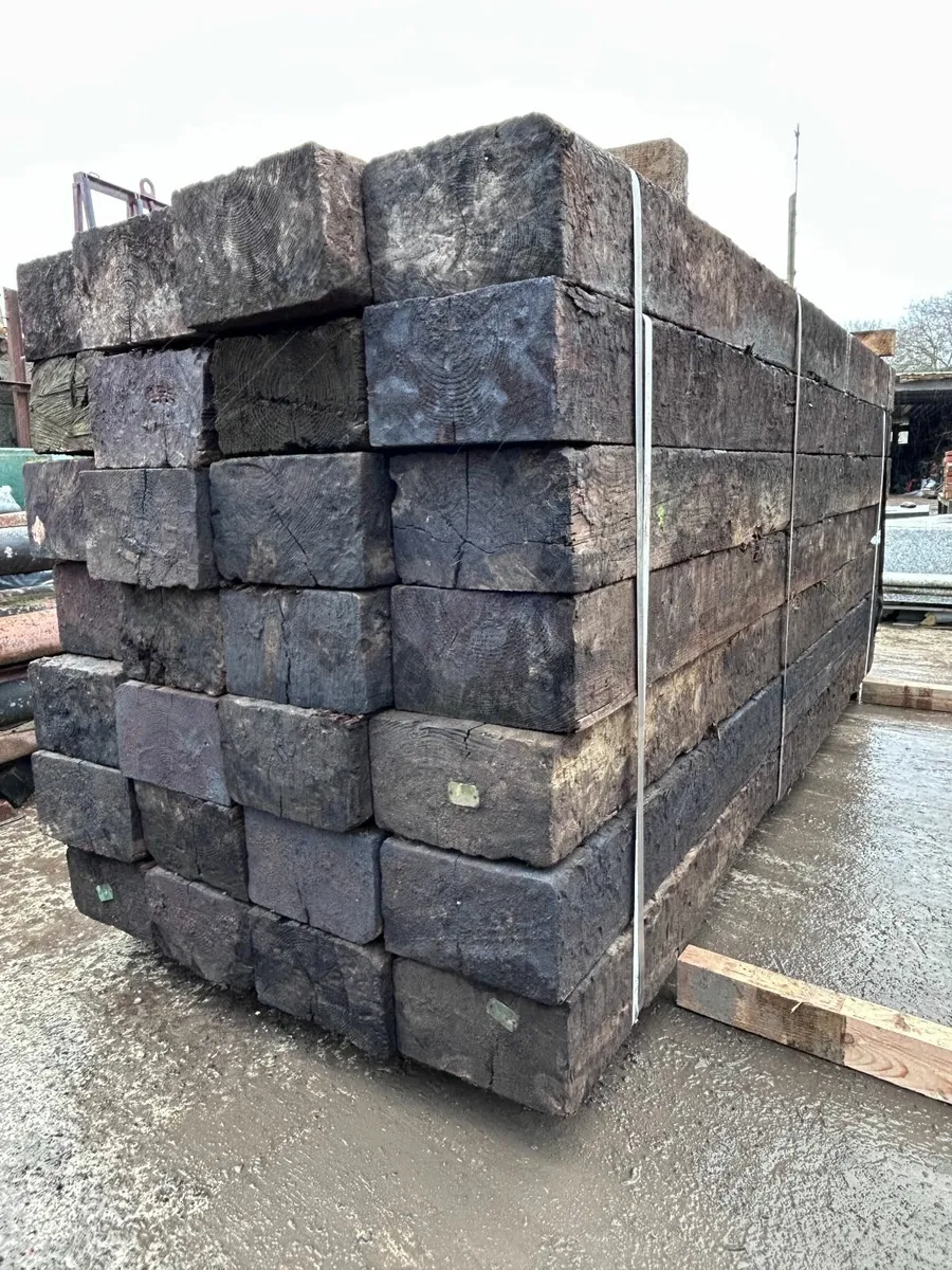 Grade A Railway sleepers - Image 4