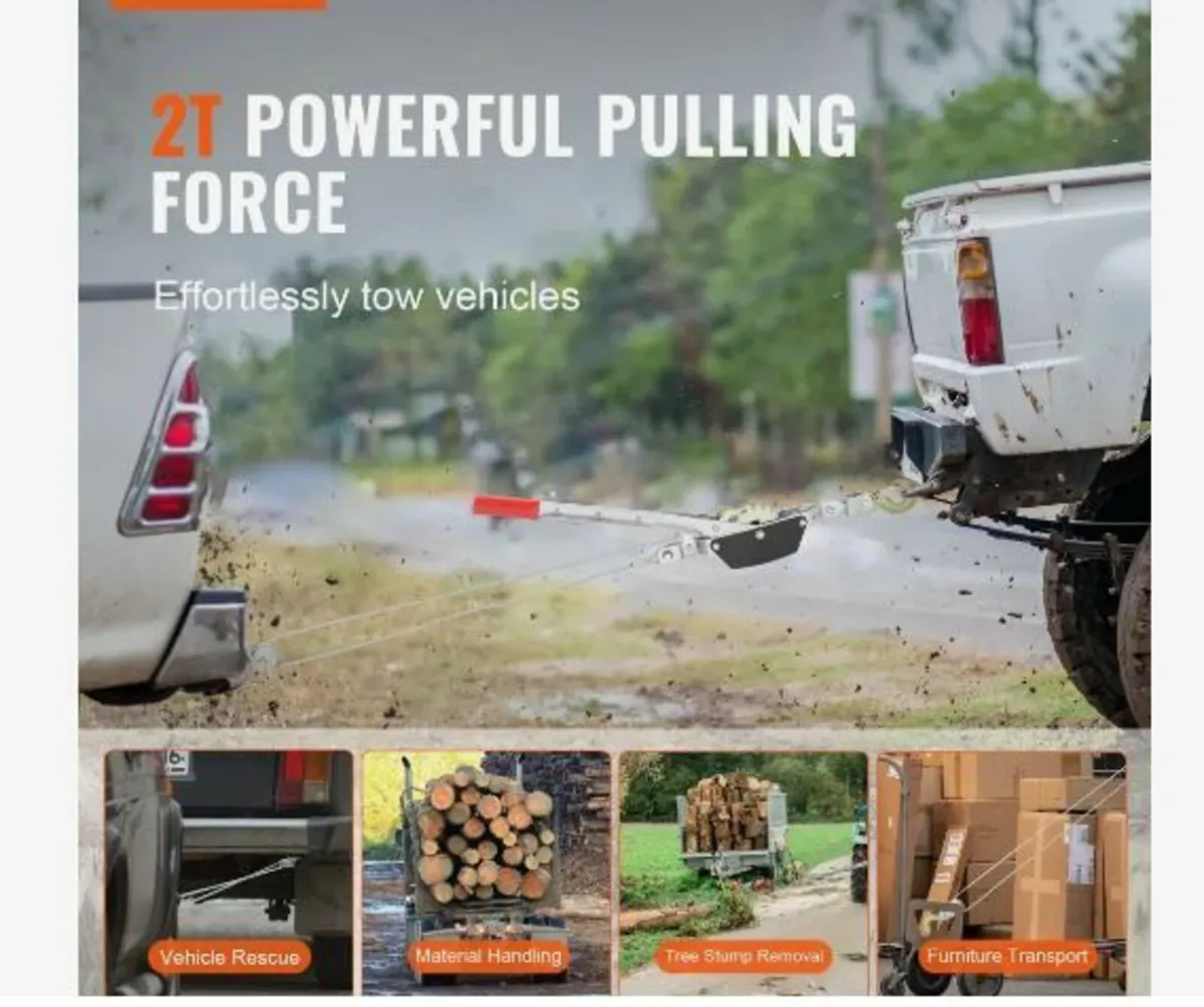 Come Along Winch, 2 Ton - Image 2