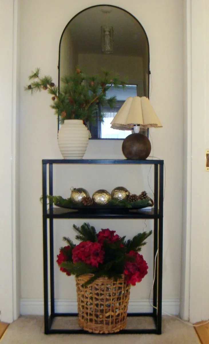 Console table shelving unit sideboard metal - Image 2