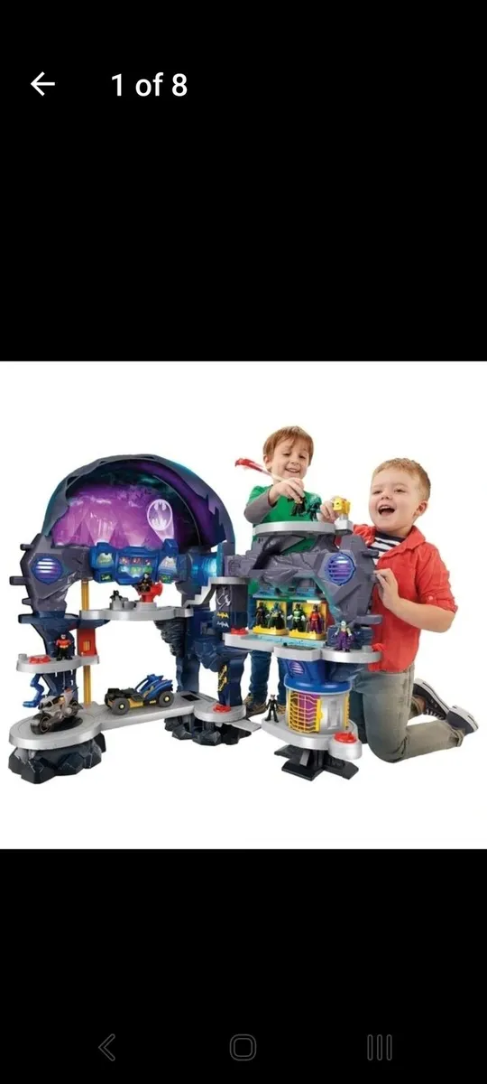 Imaginext DC Super Friends Batbot and batman cave - Image 3
