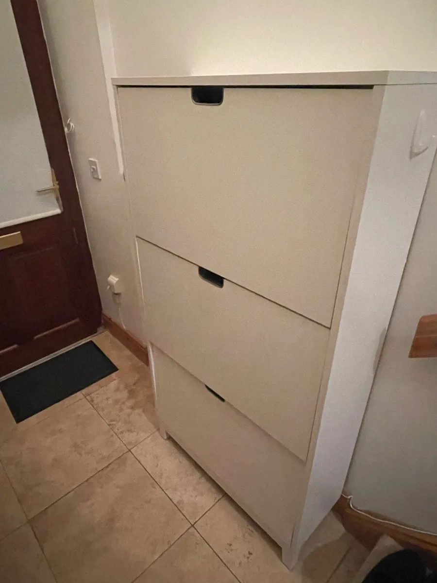 IKEA Stell Shoes Cabinet with 3 Compartments - Image 2