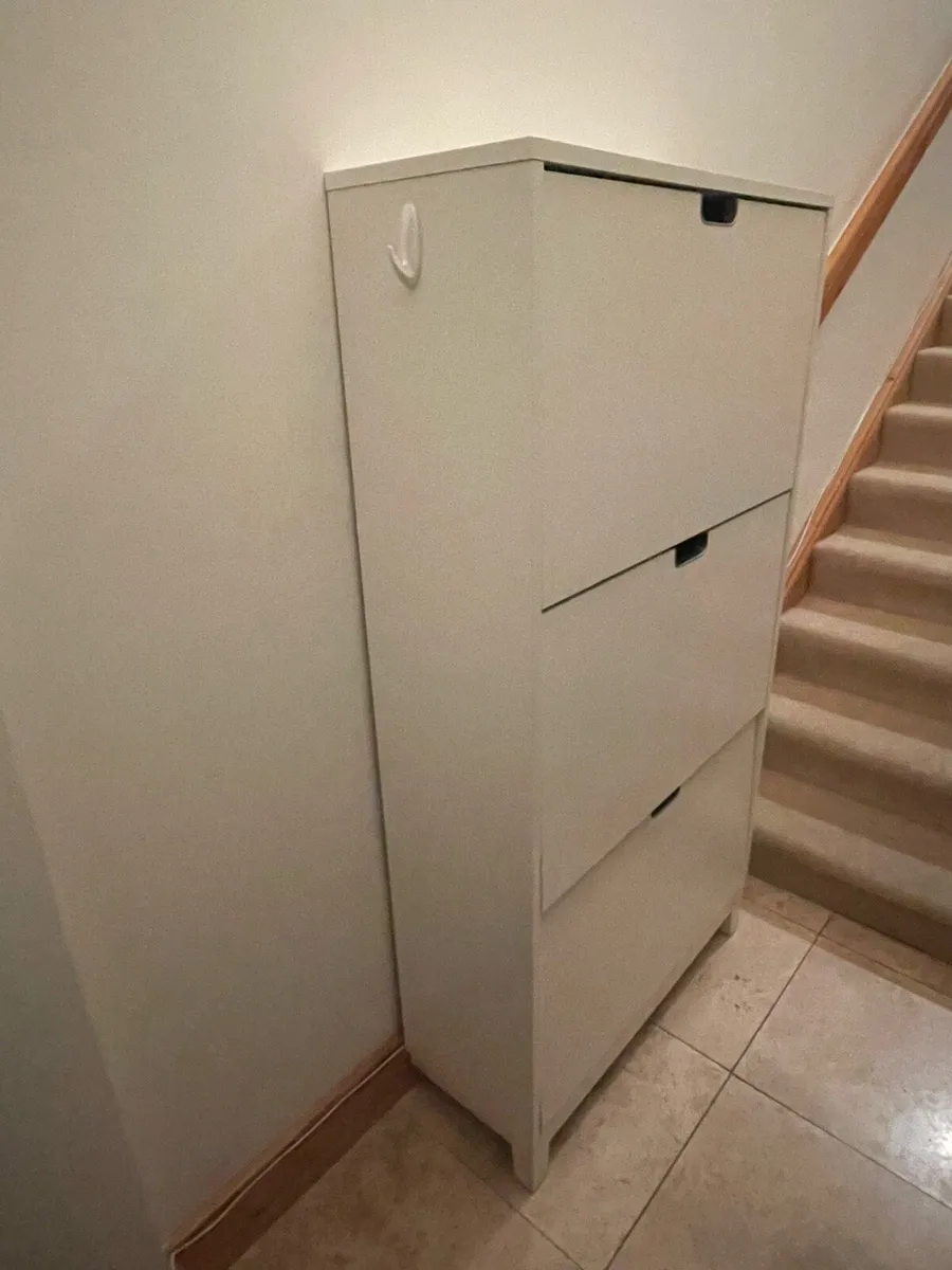 IKEA Stell Shoes Cabinet with 3 Compartments - Image 1