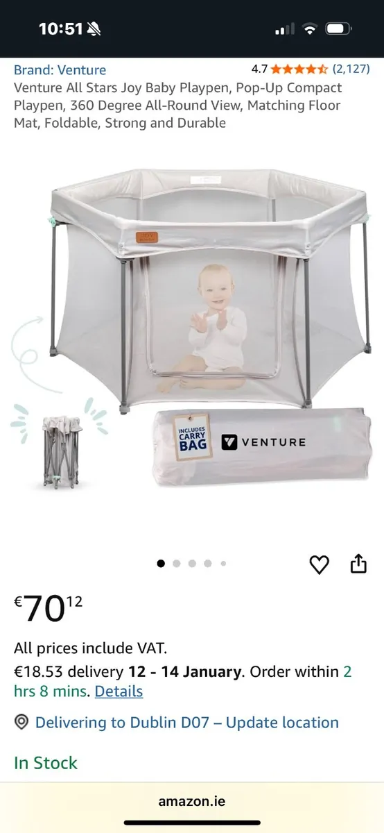 Venture Joey Baby Playpen - Image 3