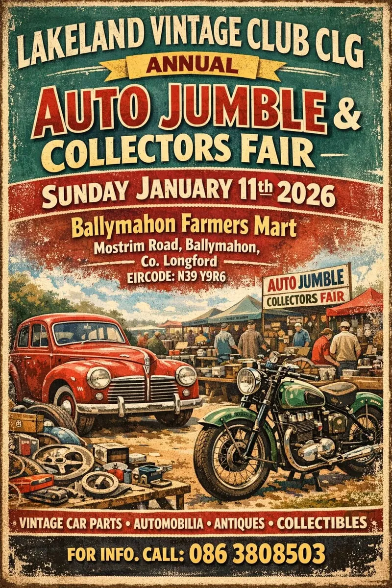 Lakeland Vintage Club Autojumble
