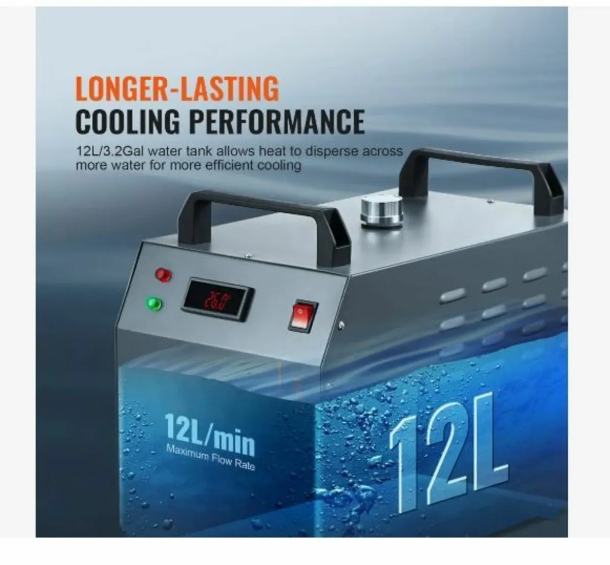 Industrial Water Chiller, CW-3000, 80W - Image 4