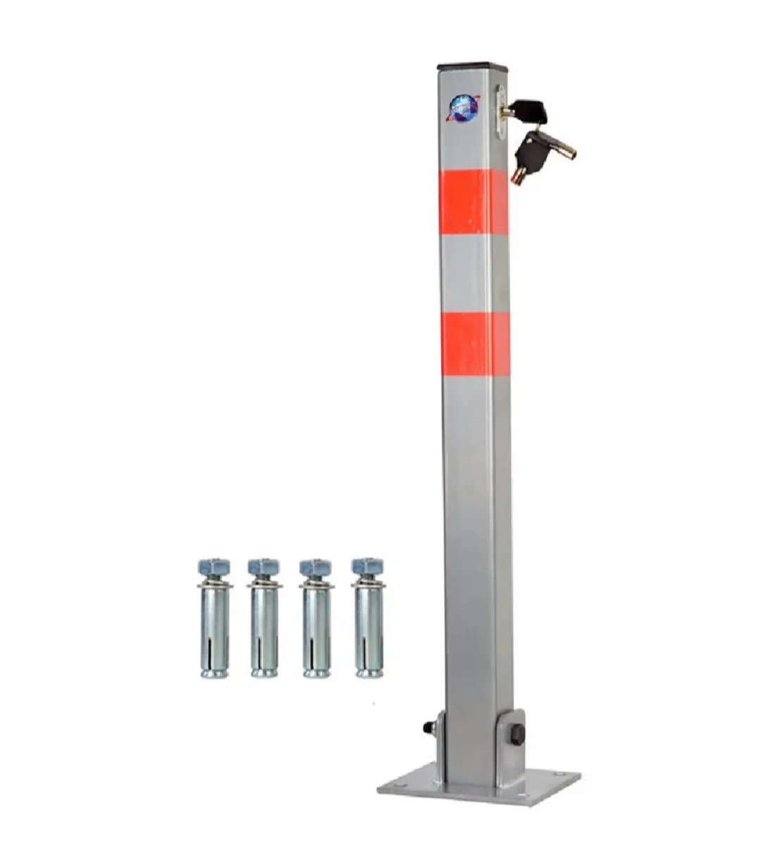 Lockable Parking Barrier Folding Bollard NEW - Image 1