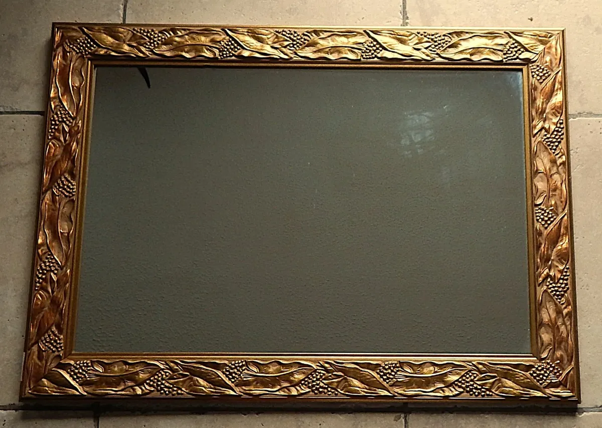 Large Wall Mirror in  Ornate Frame - Image 2
