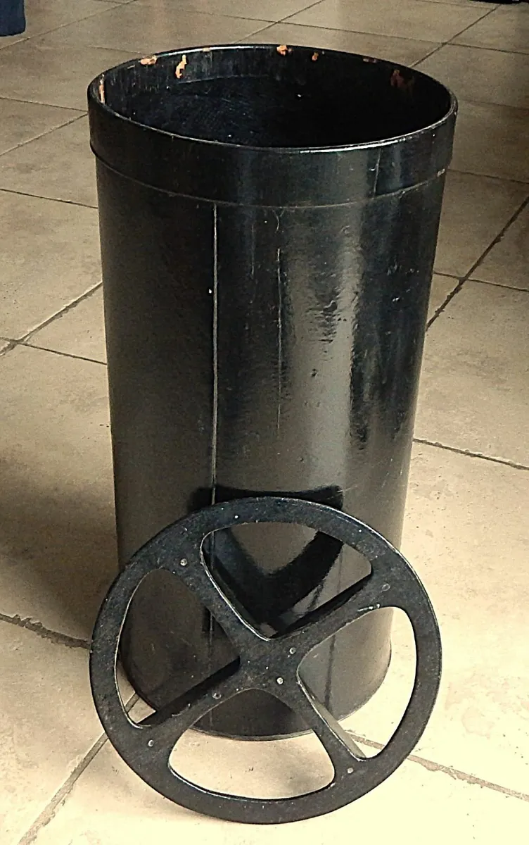 Vintage Hand Painted Papier Mache Umbrella Stand - Image 4