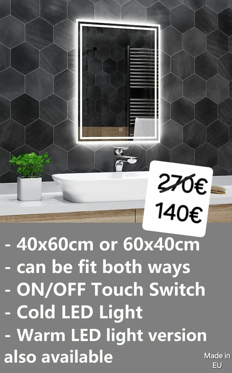 LED Bathroom Mirror - Image 1