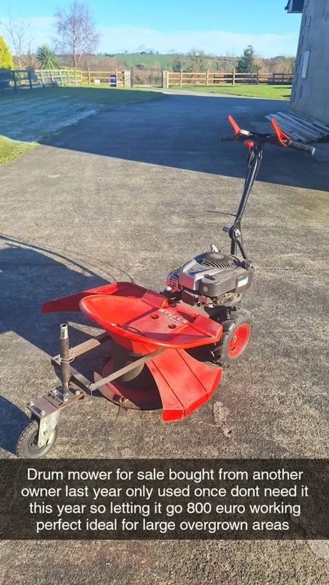 Petrol drum mower - Image 3