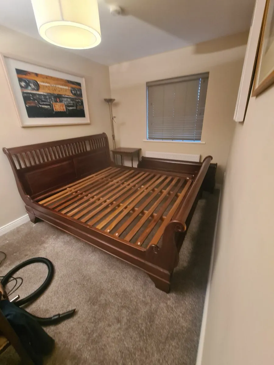 6ft Sleigh Bed Frame - Image 1
