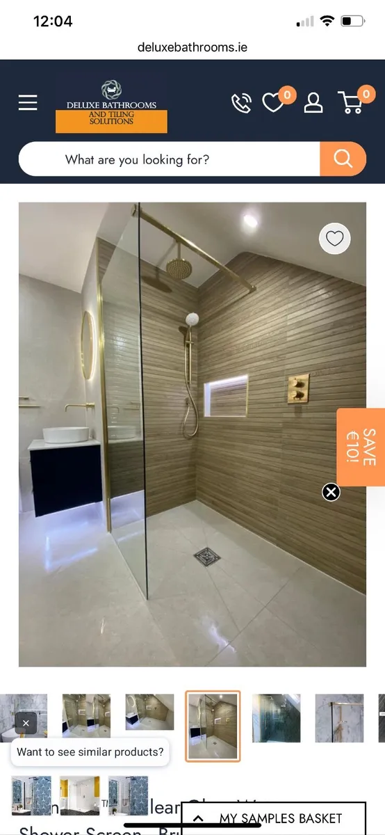 Wetroom screen - Image 3